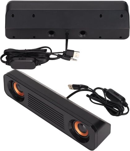 مكبر صوت الكمبيوتر ، مكبر صوت سلكي USB ، مكبرات صوت STEREO HIFI ، قابس 3.5 مم ، مكبر صوت محمول للكمبيوتر الشخصي ، الكمبيوتر المحمول ، سطح المكتب ، الكمبيوتر - التوصيل والتشغيل in Kuwait