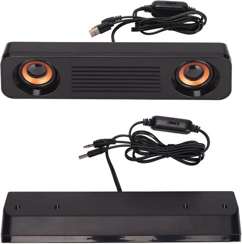 مكبر صوت الكمبيوتر ، مكبر صوت سلكي USB ، مكبرات صوت STEREO HIFI ، قابس 3.5 مم ، مكبر صوت محمول للكمبيوتر الشخصي ، الكمبيوتر المحمول ، سطح المكتب ، الكمبيوتر - التوصيل والتشغيل in Kuwait