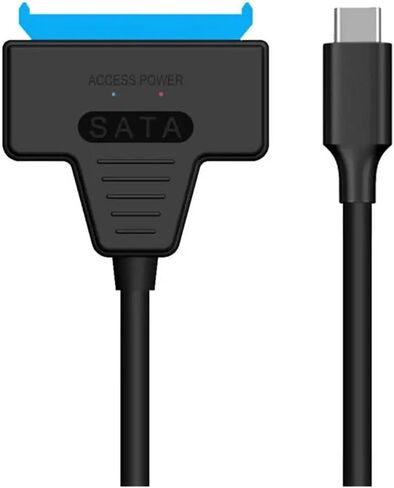 SATA إلى USB 3.0/2.0 TY> PE C CABLE لـ 2.5 بوصة محرك الأقراص الثابتة SSD الخارجي 22 دبوس محول يصل إلى 6 جيجابت في الثانية إلى SATA III للكمبيوتر (النوع C) in Kuwait