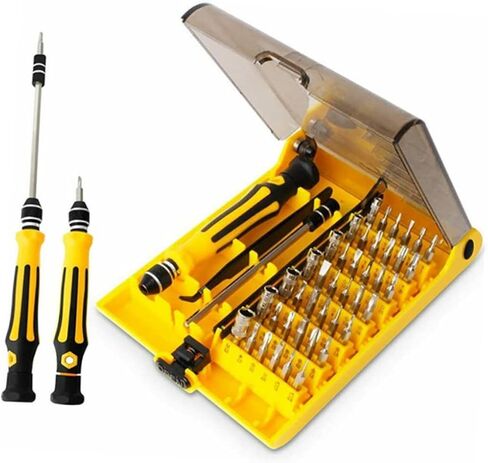 1set Precision Screwdriver Set Multifunctional Tool Kit for Electronics Repair Comfortable Grip for Mobile Phones Laptops Glasses Watches Projects in Saudi Arabia