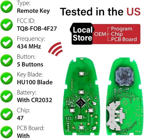 استبدال لعام 2021 2022 Hyundai Santa Fe Smart Key FOB التحكم عن بُعد TQ8-FOB-4F27 5 أزرار 434 ميجا هرتز in Saudi Arabia
