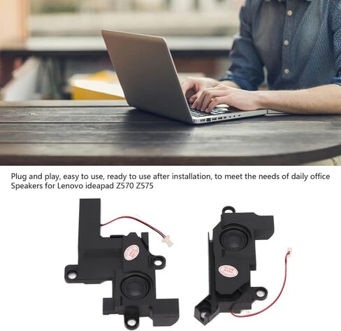 Laptop Internal Speaker Replacement for Ideapad Z570 Z575 Plug and Play Easy to Installation, 2pcs in Saudi Arabia