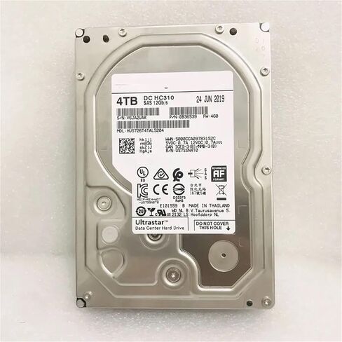 1Pcs for 4T SAS Server Hard Drive DC HC310 HDD HUS726T4TAL5204 in Saudi Arabia