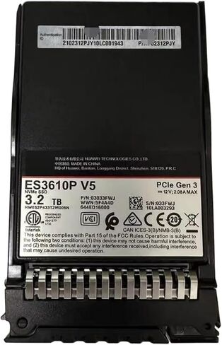 1PCS ES3610P V5 لـ SSD 3200GB NVME 2.5 '' 3.2T 02312FTY 02312PJY محرك الحالة الصلبة in Saudi Arabia
