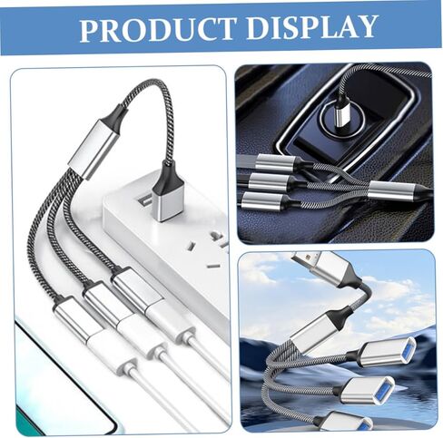 كابل فاصل USB المحمول من الذكور إلى أنثى محور USB لنقل التصميم المدمج لا يوجد سائق مطلوب لأجهزة الكمبيوتر والسيارات in Kuwait