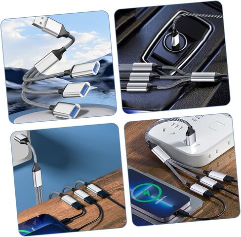 كابل فاصل USB المحمول من الذكور إلى أنثى محور USB لنقل التصميم المدمج لا يوجد سائق مطلوب لأجهزة الكمبيوتر والسيارات in Kuwait