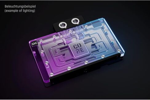 Alphacool Core Geforce RTX 5090 كتلة مياه GPU مرجعية مع لوحة خلفية ومسهاء حراري حراري Kryosheet in Kuwait