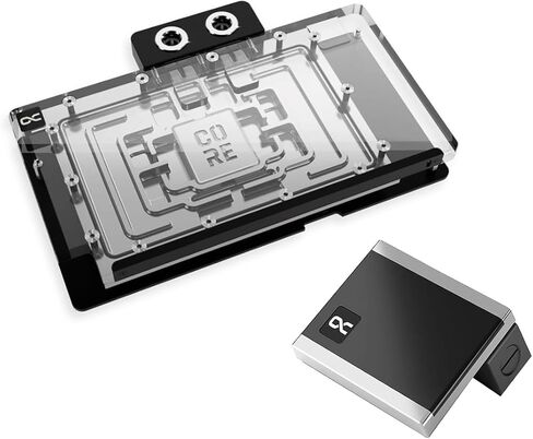 Alphacool Core Geforce RTX 5090 TUF GPU Water Block مع حزمة طرفية خلفية و EISBLOCK AURORA 180 درجة in Kuwait