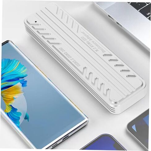 حاوية HOMSFOU SSD سبيكة ألومنيوم متين CASE USB-C لدعم NVME نقل البيانات المدمجة و in Kuwait