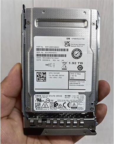 1Pcs for 1.92TB SAS SSD 12GB KPM6XRUG1T92 04CN85 4CN85 Solid State Drive in Saudi Arabia