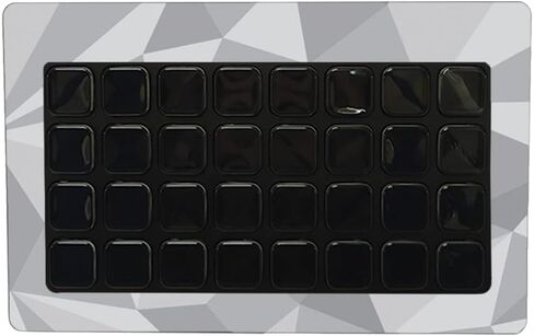 Mayyskins الجلد متوافق مع Elgato Stream Deck XL - Polygon الرمادي | غلاف الالتفاف الواقي ، الدائم ، والفريد من نوعه | من السهل تطبيق الأنماط وإزالتها وتغييرها | صنع في الولايات المتحدة in Saudi Arabia