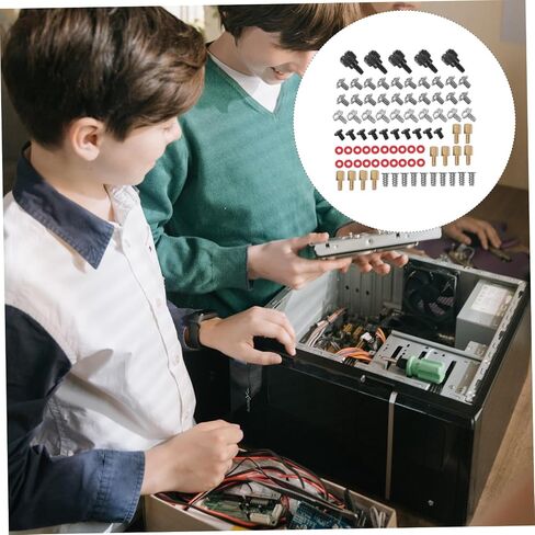 براغي Heallily 1set Countersunk لجماعة المسمار الممتازة للكمبيوتر للهيكل الكامل للتجميع والإصلاحات ، تتضمن غسالات للتثبيت الفعال in Saudi Arabia