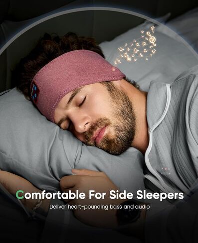 Headband Headphones | Sleep Headphones | Bluetooth Headband, Wireless Sleeping Earbuds Earphones Sweat Resistant with Ultra-Thin HD Stereo Speaker for Workout Running Cool Gadgets Unique Gifts in Kuwait