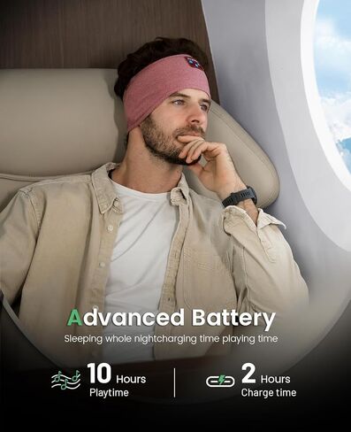 Headband Headphones | Sleep Headphones | Bluetooth Headband, Wireless Sleeping Earbuds Earphones Sweat Resistant with Ultra-Thin HD Stereo Speaker for Workout Running Cool Gadgets Unique Gifts in Kuwait