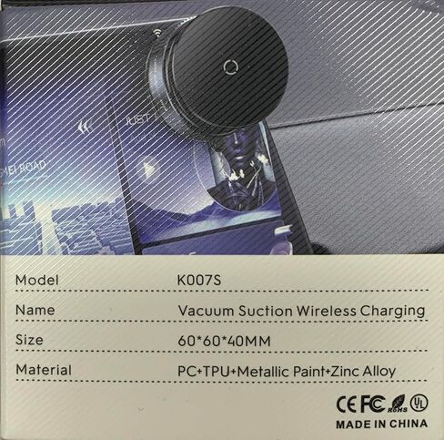 15W for MagSafe Car Mount Charger, Magnetic Wireless Car Phone Holder for iPhone 17 16 15 14 13 12 Pro Max, 360° Adjustable iPhone Charger for Car with USB C Car Charger Adapter in Kuwait