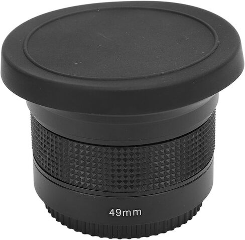 عدسة Fisheye ذات الزاوية العريضة الفائقة 0.35x مع Macro و AF IR متوافق وعالي الأداء من الزجاج الضوئي للتصوير النهاري والليل (49 مم) in Saudi Arabia