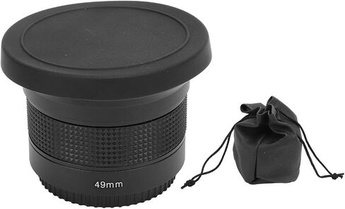 عدسة Fisheye ذات الزاوية العريضة الفائقة 0.35x مع Macro و AF IR متوافق وعالي الأداء من الزجاج الضوئي للتصوير النهاري والليل (49 مم) in Saudi Arabia