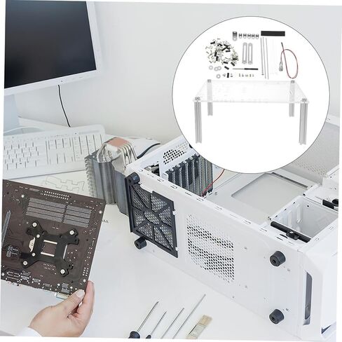 Stobok 1Set أنيقة Air Open Computer Case Assionory Open Frracket for Graphics Storage in Saudi Arabia