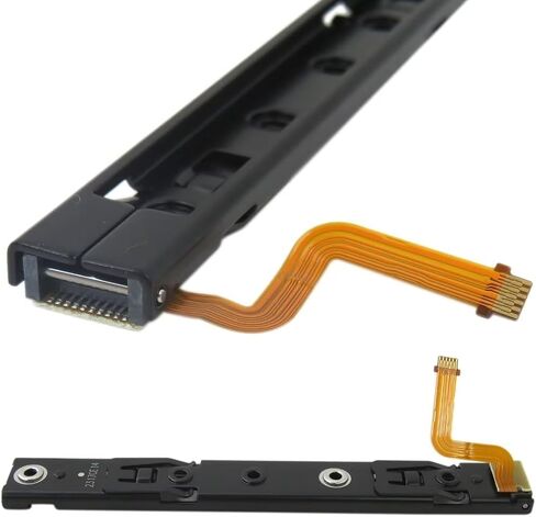 Grudawu repart جزء يمينًا ويسارًا للسكك الحديدية مع استبدال جزء Flex Cable Fix من أجل Nintendo Switch Switch Joy-Con Console NS Track in Saudi Arabia