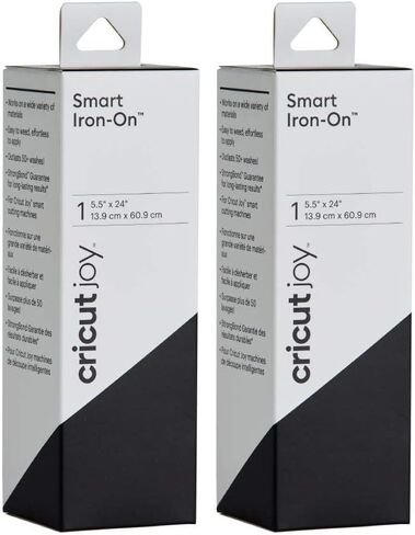 Cricut Smart Iron On (5.5in x 24in, Clay) for Joy machine - matless cutting for shapes up to 4ft, & repeated cuts up to 20ft in Kuwait