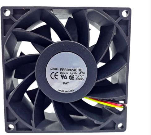 for FFB0924EHE-F00 24V 0.75A 18W 4800RPM 110CFM 55DB 92X92X38MM 3-Wire Cooling Fan in Saudi Arabia