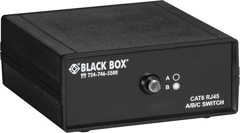 Black Box SW1030A 2-to-1 CAT6 10GbE Manual Switch in Saudi Arabia