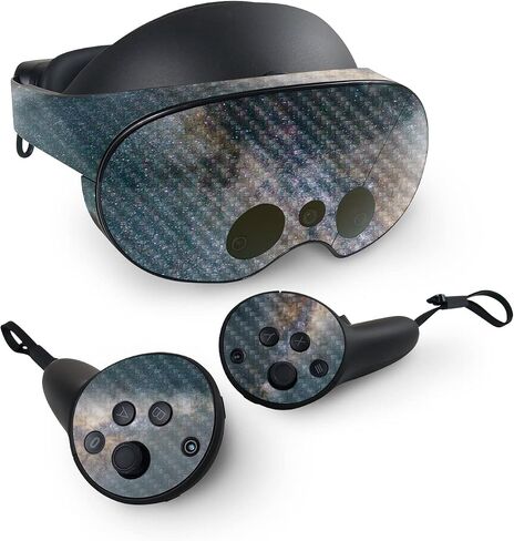 Mayyskins Carbon Carbon Skin متوافق مع Meta Quest Pro - Galactic Landscape | واقي ، دائم من ألياف الكربون المحكم | من السهل تطبيق الأنماط وإزالتها وتغييرها | صنع في الولايات المتحدة in Saudi Arabia
