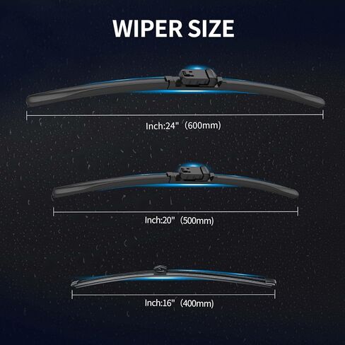 Replacement For Audi Q5 2009-2017 Windshield Wiper Blades-3 Pieces of Car Front And Rear Window Wiper blades in Kuwait