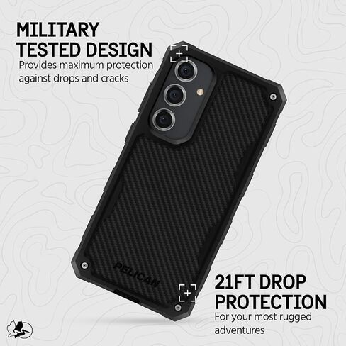 Pelican Voyager - Samsung Galaxy S24 Plus Case [6.7 "] [حماية قطرة 18 قدمًا] in Kuwait