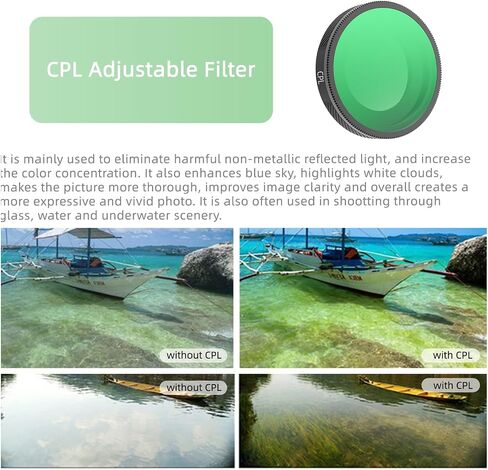 مرشحات العدسات المحددة لـ Insta360 Go Ultra Camera Accessories ND UV CPL MCUV Black Mist Lens Kit in Kuwait