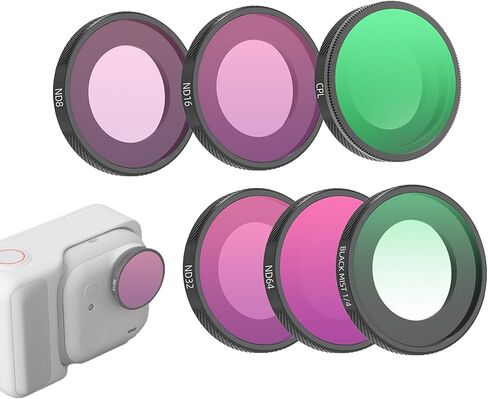 مرشحات العدسات المحددة لـ Insta360 Go Ultra Camera Accessories ND UV CPL MCUV Black Mist Lens Kit in Kuwait