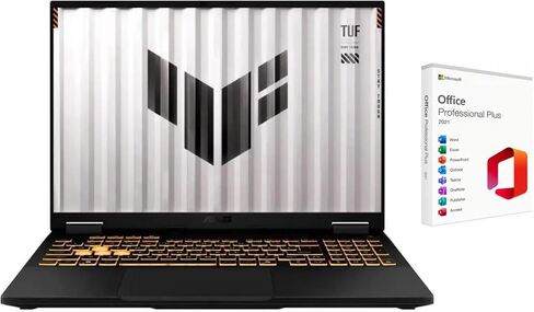ASUS TUF 16" FHD+ 165Hz Gaming Laptop | Intel Core i7-14650HX |NVIDIA GeForce RTX 5060| Backlit |Backlit| 32GB RAM DDR5 | 1024GB SSD |Jaeger Gray |Windows 11 Pro |Bundle with Microsoft Office 2021 in Saudi Arabia