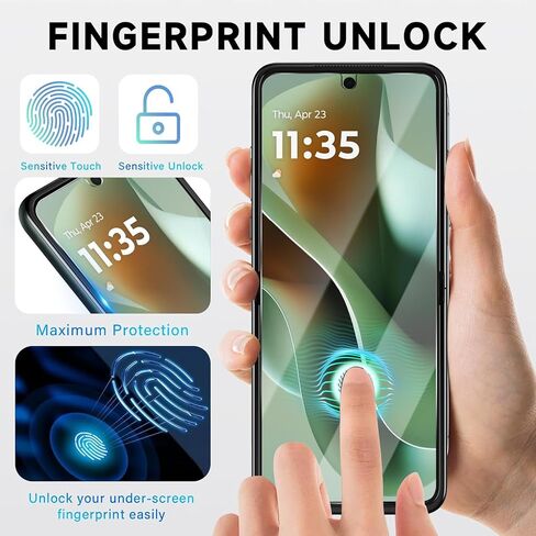 [3+ 3 Pack] واقي شاشة TPU لـ Motorola Razr+ Plus 2025/Ultra 2025 (وليس الزجاج) ، و 3 Pack TPU حامي الشاشة الرئيسية+ 3 فيلم TPU الأمامي ، خالية in Kuwait