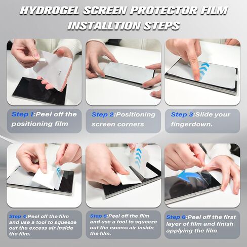 [3+ 3 Pack] واقي شاشة TPU لـ Motorola Razr+ Plus 2025/Ultra 2025 (وليس الزجاج) ، و 3 Pack TPU حامي الشاشة الرئيسية+ 3 فيلم TPU الأمامي ، خالية in Kuwait