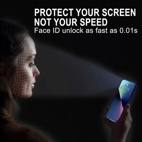 بالنسبة إلى iPhone 15 Pro Max Screen Protector ، [3 عبوات] الزجاج المقسى ، والتركيب السهل ، والصف العسكري ، ومتوافق مع الحالة in Saudi Arabia