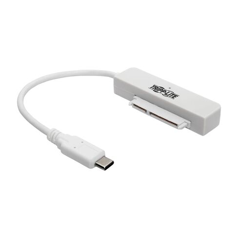 Eaton Tripp Lite Series U438-06N-G1-W USB 3.1 Gen 1 USB-C إلى SATA III محول كابل 6 بوصة ، 5 جيجابت في الثانية ، قم بتوصيل SSD/HDD بكتابة الكمبيوتر اللوحي المحمول ، الأبيض (50 حزمة) in Saudi Arabia