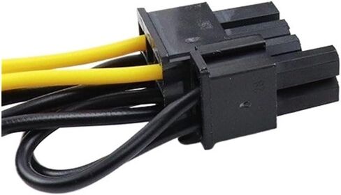 15 Pin SATA Male to 8pin(6+2) PCI-E Male Video Card Power Supply Adapter Data Cables SATA to PCI Power Adapter Cable in Kuwait