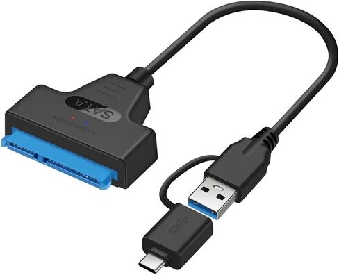 External TY>pe C Or USB to 2.5 Inch HDD SATA Interface Cable USB 3.1 SATA Cable for Computer(USB3.0 and Type C) in Saudi Arabia