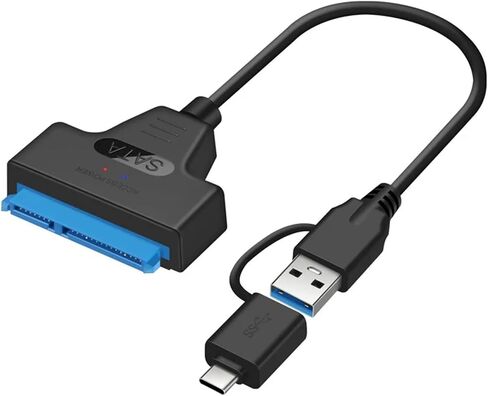 External TY>pe C Or USB to 2.5 Inch HDD SATA Interface Cable USB 3.1 SATA Cable for Computer(USB3.0 and Type C) in Saudi Arabia