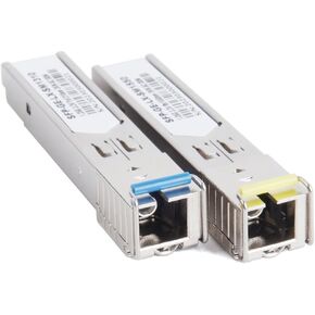 10PAIR 1.25G GIGABIT FIBER SFP MODULE SC 1310NM/1550NM الوضع الفردي A+B 1000M وحدة الألياف الملائمة لمفتاح Ethernet (60 كم) in Kuwait