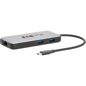 TRIPP LITE USB-C HUB محول محطة الإرساء مع 2 USB-A ، 1 USB-C ، 1 HDMI ، فتحات بطاقة الذاكرة USB 3.2 GEN 2 ، 4K@60HZ HDMI ، Micro SD + SD ، 100W PD PORT ، ضمان 3 سنوات (U444-06N-H4MUC3) in Kuwait