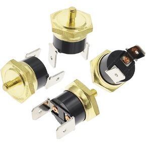 1PCS M4 10A250V مغلق عادة KSD301 40-150 درجة Bakelite KSD-301 درجة حرارة التبديل ترموستات المسألة النحاسية (80C) in Kuwait