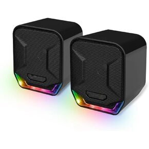 3.5mm& Stereo Surround Wired Speakers Music Game with RGB Light Loudspeakers for Computer PC Laptop TV in Saudi Arabia