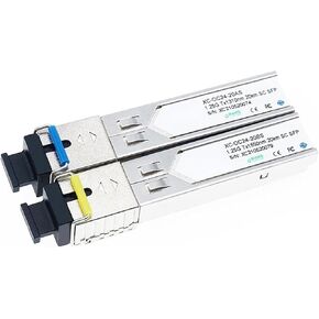 SC SFP Connector ، وحدة الألياف البصرية ، Gigabit ، Gigabit ، التبديل 1310/1550nm (3 زوج 20 كم) in Kuwait