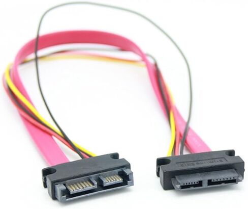 SATA 7+6 13pin to + Female Extension Cable for Slim DVD+/-RW Drive 30CM in Kuwait