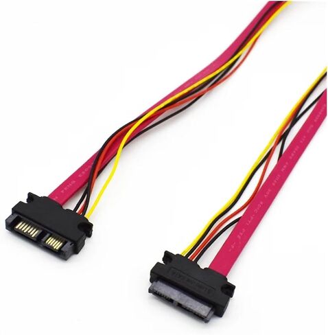 SATA 7+6 13pin to + Female Extension Cable for Slim DVD+/-RW Drive 30CM in Kuwait