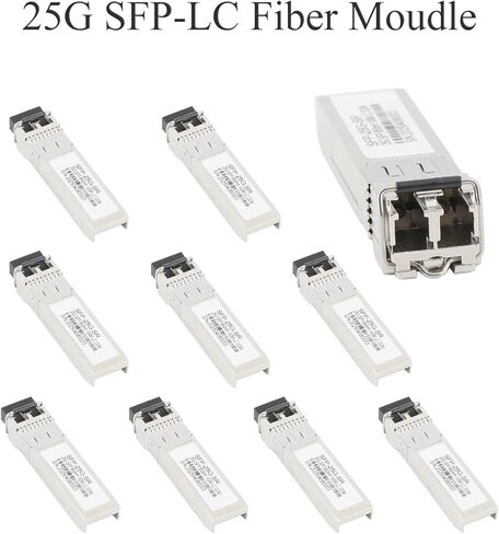 10pcs 25g SFP البصرية الوحدة 850nm/1310nm الوضع الفردي/الألياف المزدوجة متعددة الأدوات 100 متر/10km/40km لمفتاح Ethernet (40 كم) in Kuwait