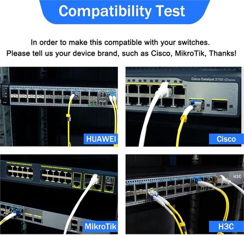 10 جيجا بايت SFP وحدة الإرسال والاستقبال 10km ، 20km/40km/60km 10gbase-Bx T1270/R1330NM LC WDM البصرية للتبديل (1PAIR 10km) in Saudi Arabia