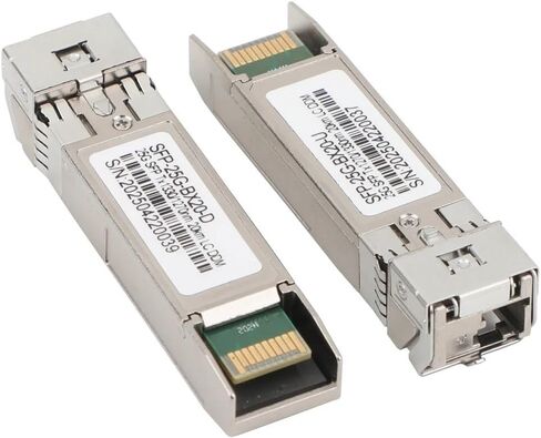 1/5/10 Pairs 25G SFP Fiber Optic Module 1270nm/1330nm Single Fiber Single Mode A+B LC 20km for Ethernet Switch(10PCS) in Saudi Arabia