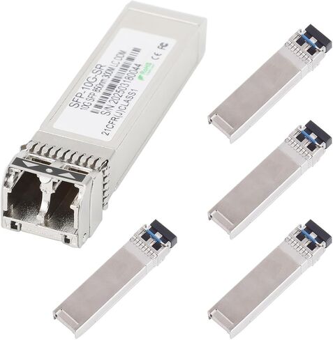 5pcs وحدة SFP أحادية/متعددة الأدوات متعددة الألياف 10g 2 LC الألياف 1310NM/1550NM وحدة استقبال لمفتاح Ethernet (1310NM 2KM) in Saudi Arabia